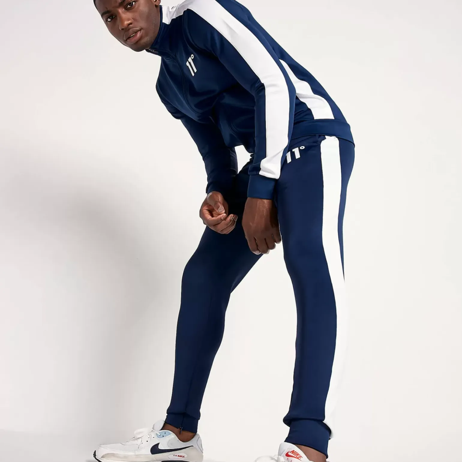 Core Track Pants – Insignia / White