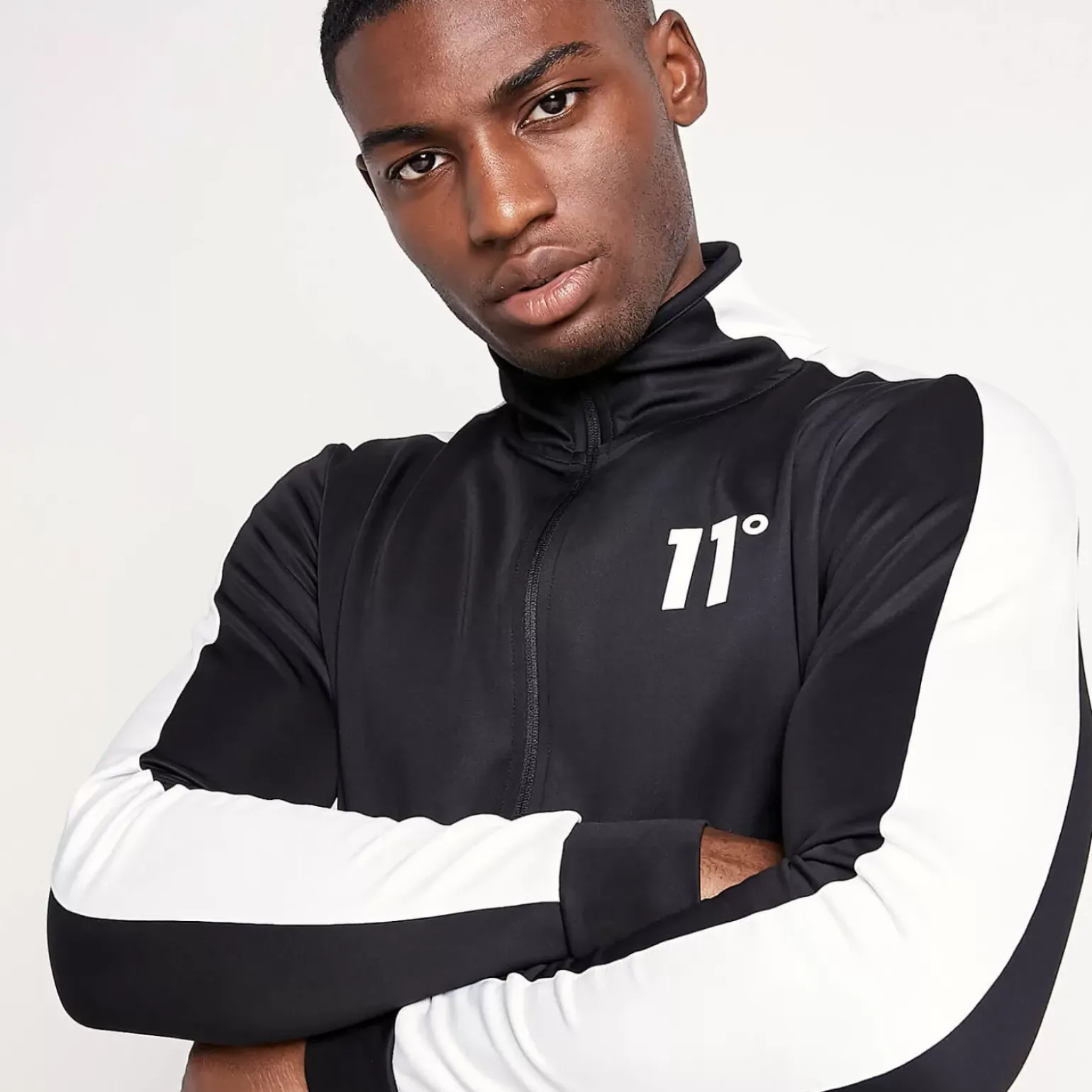 Core Track Top – Black / White