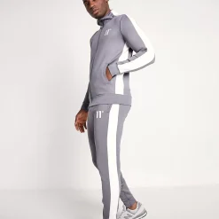 Core Track Top – Steel / White