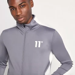 Core Track Top – Steel / White