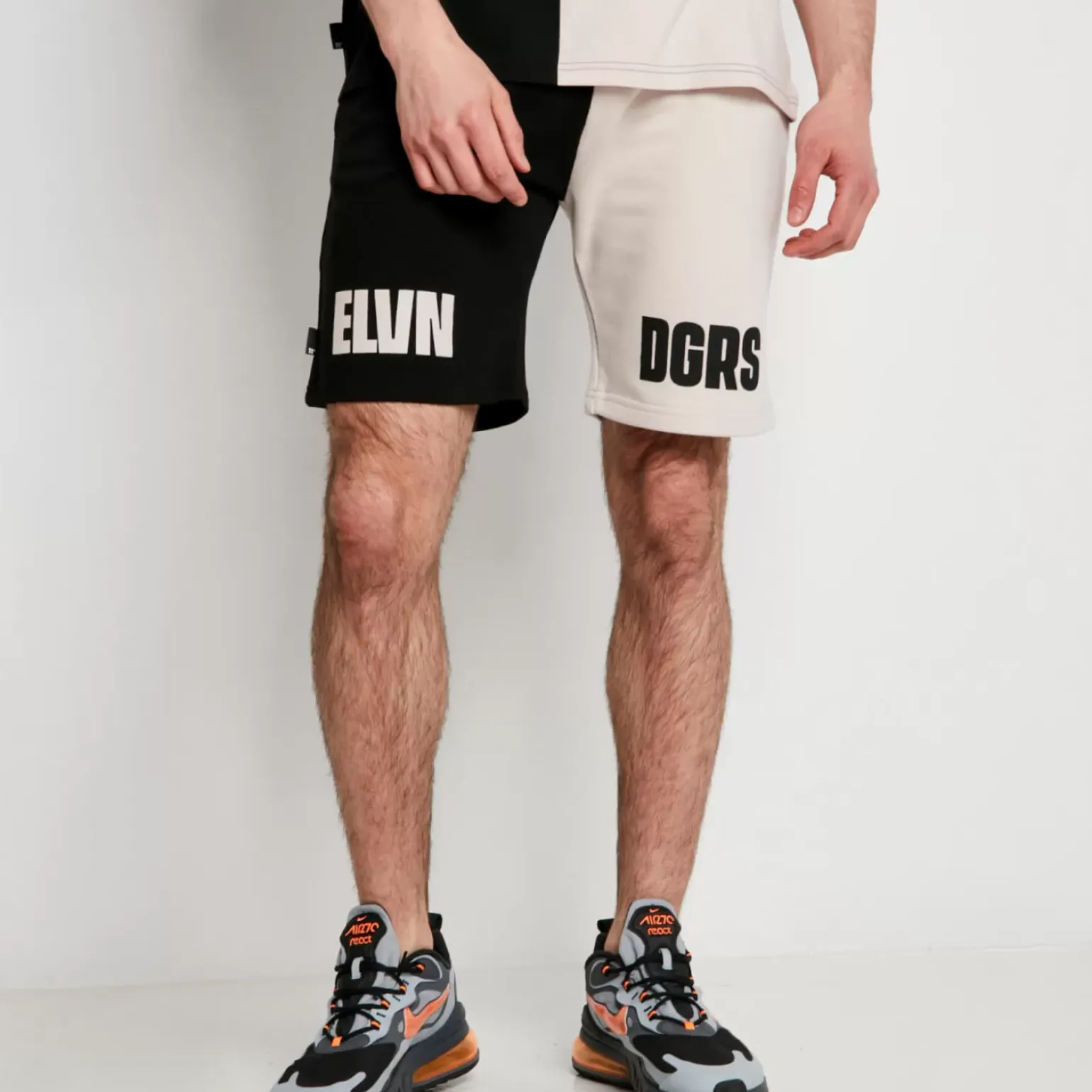 Duo Shorts – Stone / Black