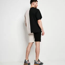 Duo Shorts – Stone / Black