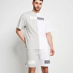 Duo T-Shirt – White / Grey Marl