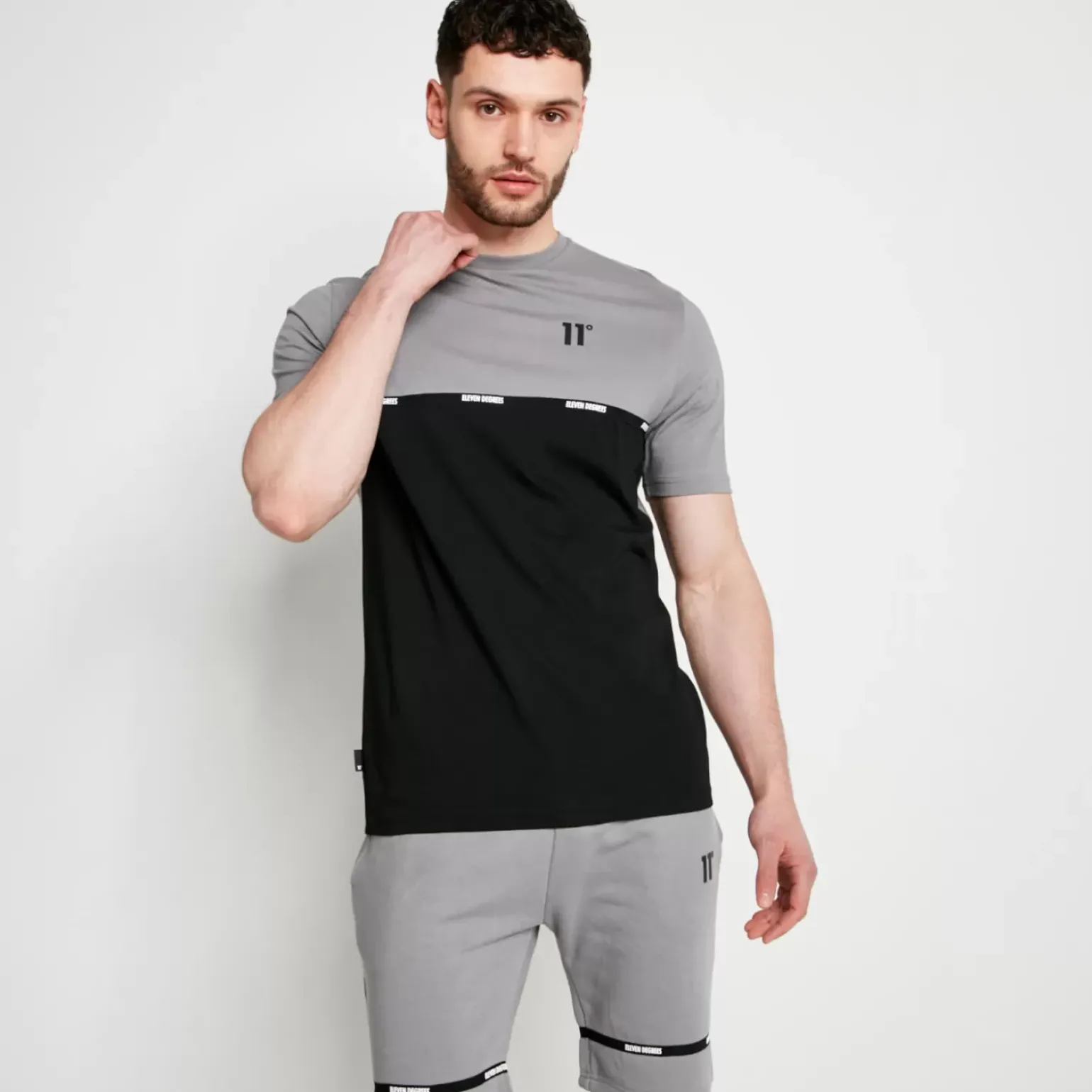 Energy T-Shirt – Shadow Grey / Black