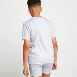 Fade Print Poly Short – Vapour Grey