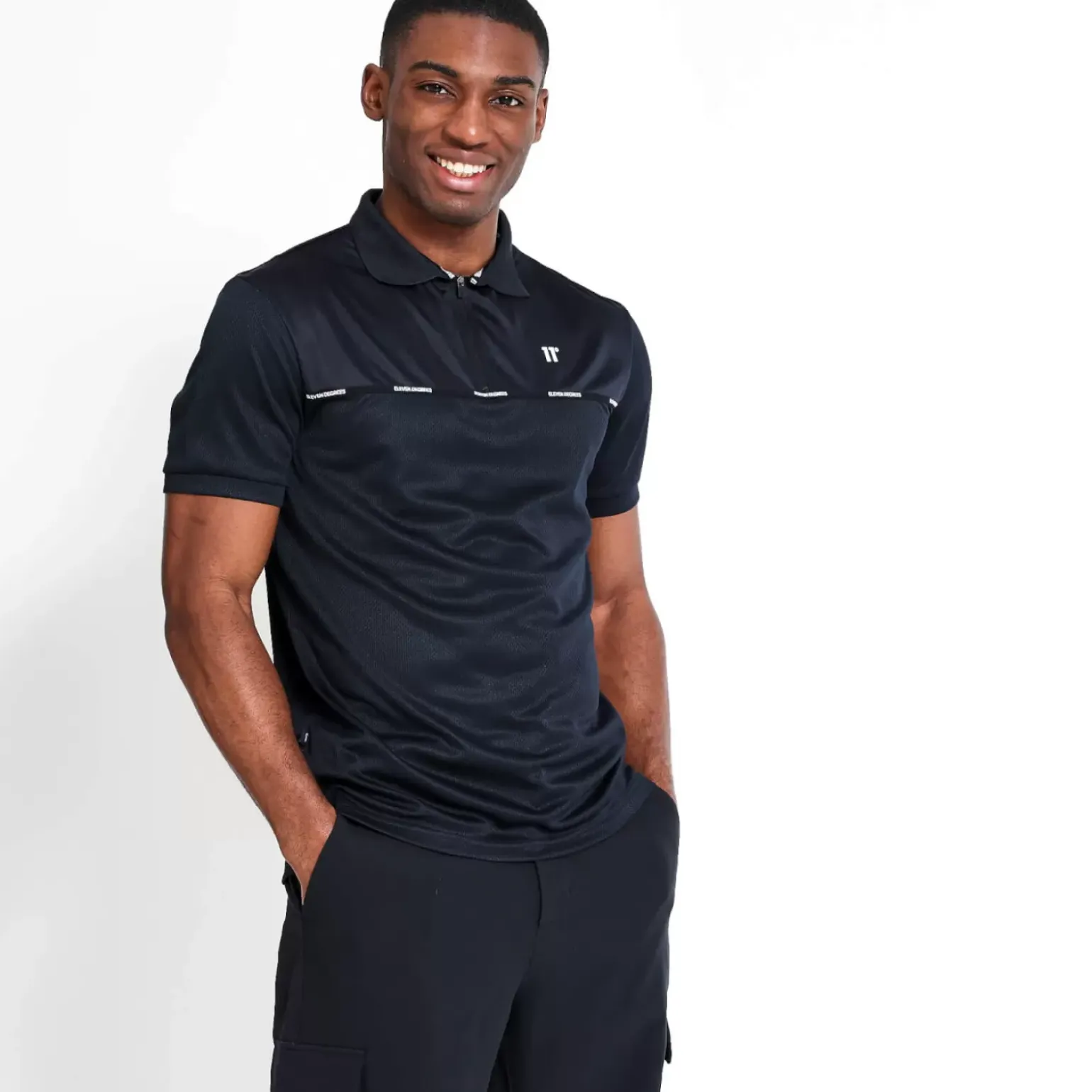 Golf Polo Shirt – Black