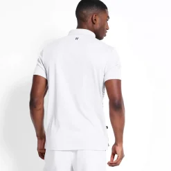 Golf Polo Shirt – Vapour Grey/ White/ Black