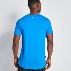 Tall Small Graphic Muscle Fit Short Sleeve T-Shirt – Skydiver Blue