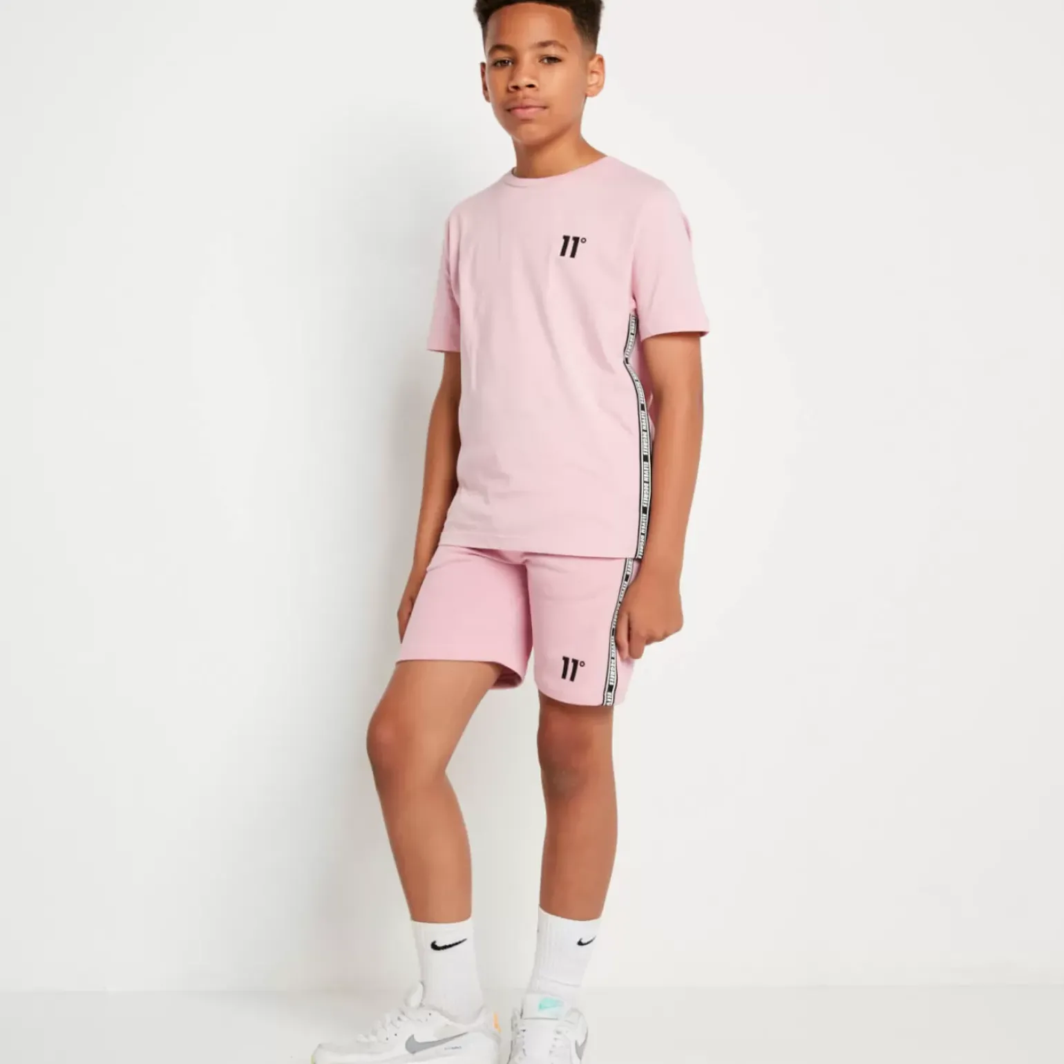 Taped Sweat Short – Pink Nectar