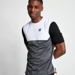 Work Hard T-Shirt – Charcoal Marl / Black / White